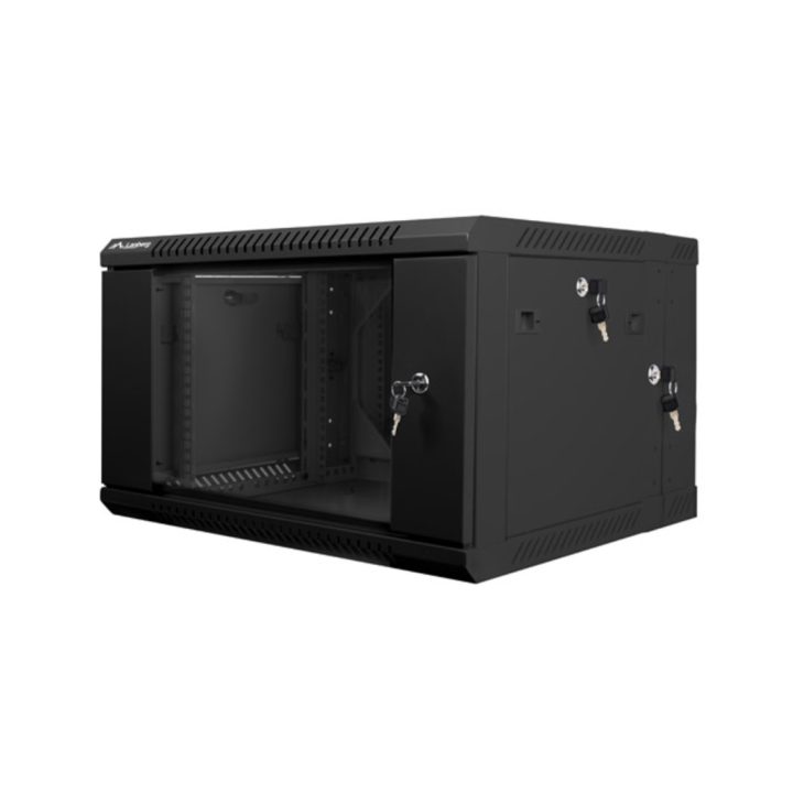 Lanberg WF02-6606-10B 6U Wall-Mount Rack Cabinet Black