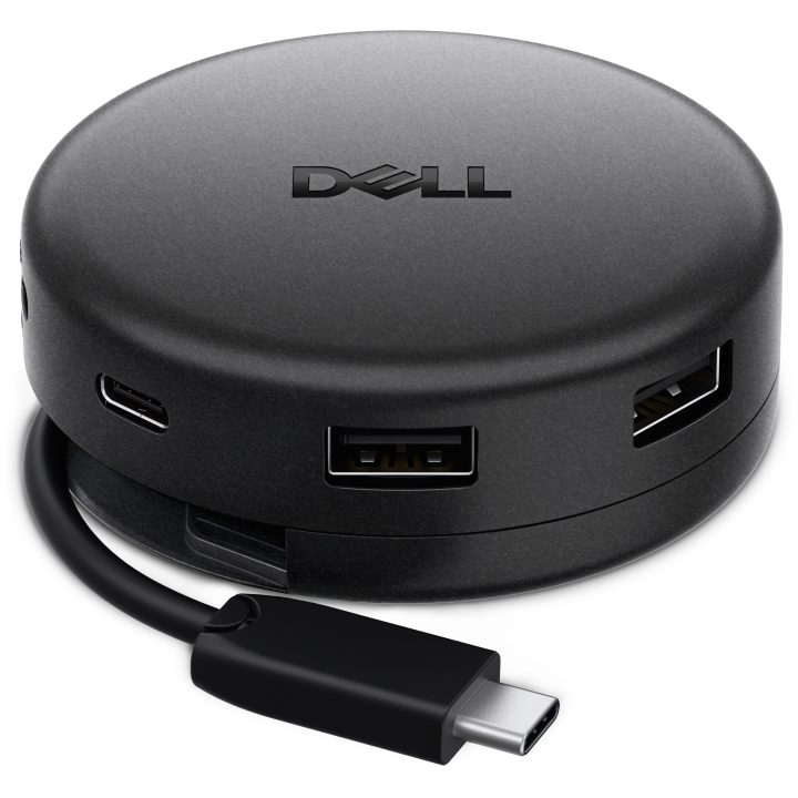 DELL DA326 Wired USB 3.2 Gen 1 (3.1 Gen 1) Type-C Black