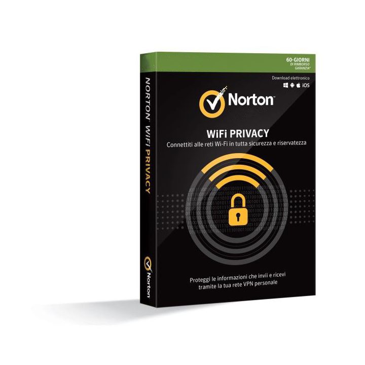 Norton WiFi Privacy 1 licença(s) Português 1 ano(s)