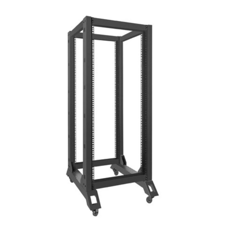 Lanberg OR01-6827-B 27U Open Frame Rack Standalone Black