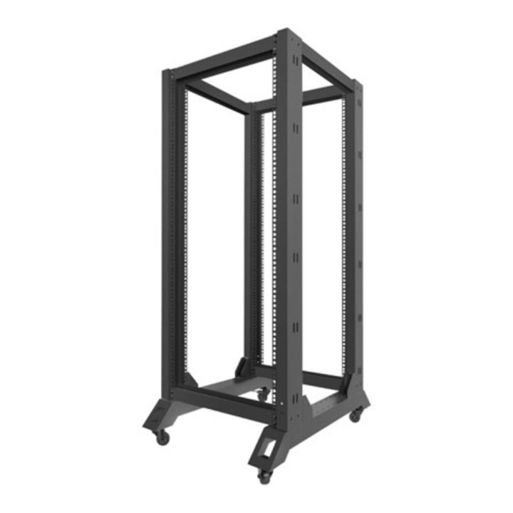 Lanberg OR01-6827-B 27U Open Frame Rack Standalone Black