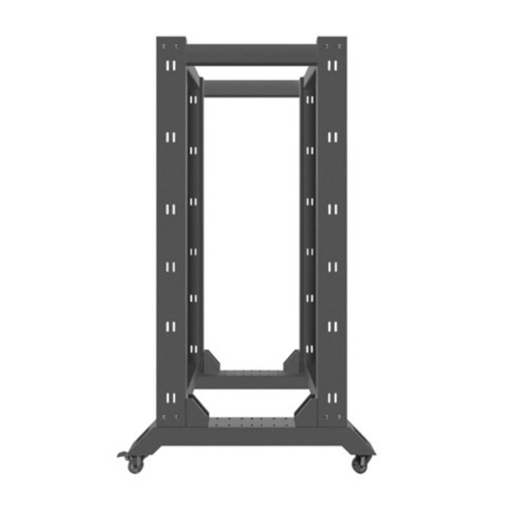Lanberg OR01-6827-B 27U Open Frame Rack Standalone Black
