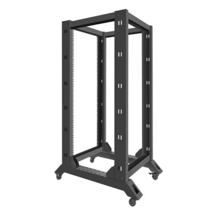 Lanberg OR01-6827-B 27U Open Frame Rack Standalone Black