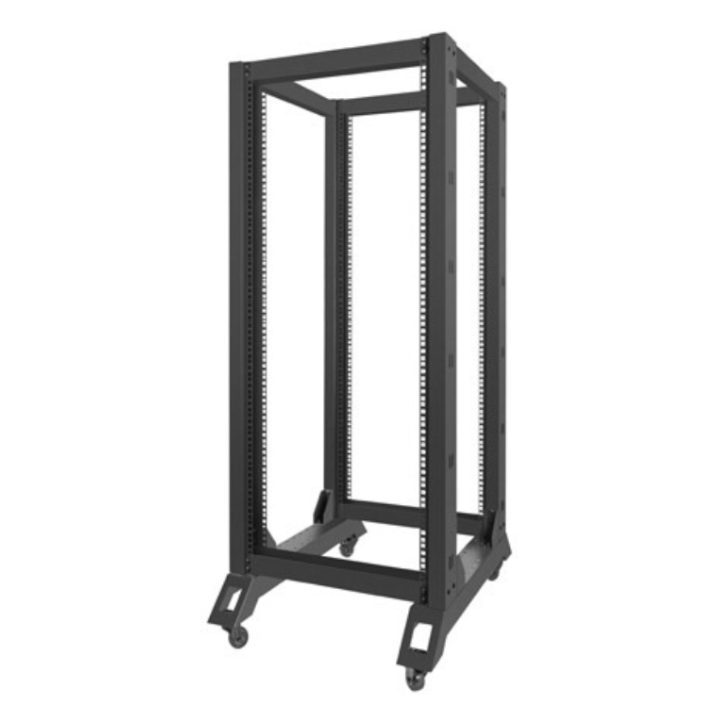 Lanberg OR01-6827-B 27U Open Frame Rack Standalone Black