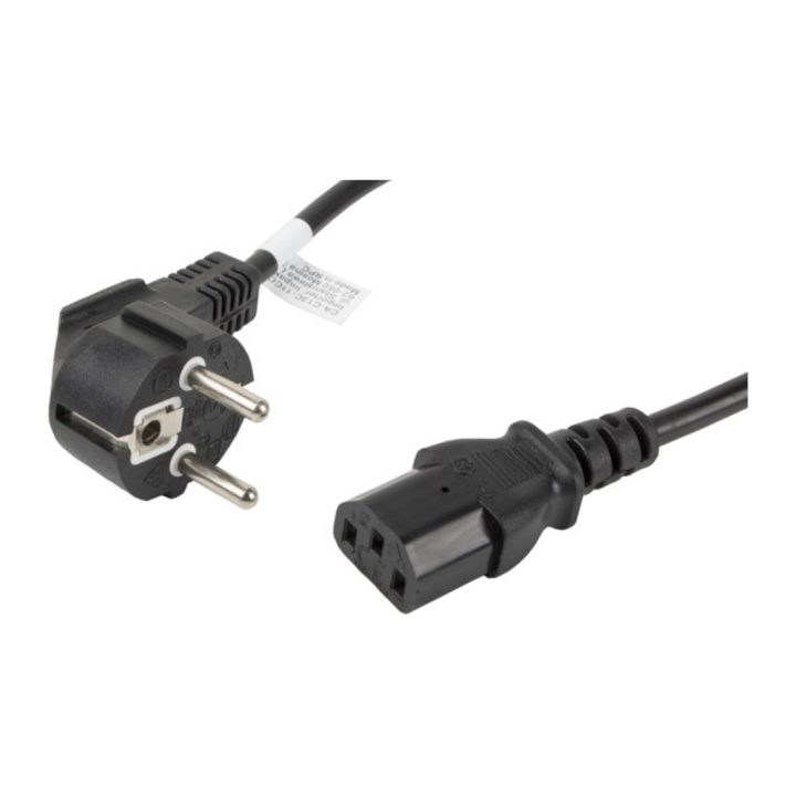 Cabo de alimentação Lanberg Schuko CEE 7/7 para IEC320 C13 1.8m…