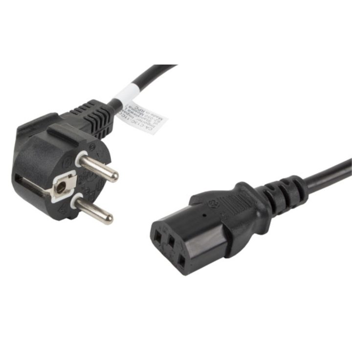Lanberg Power Cable Schuko CEE 7/7 to IEC320 C13 1.8m…