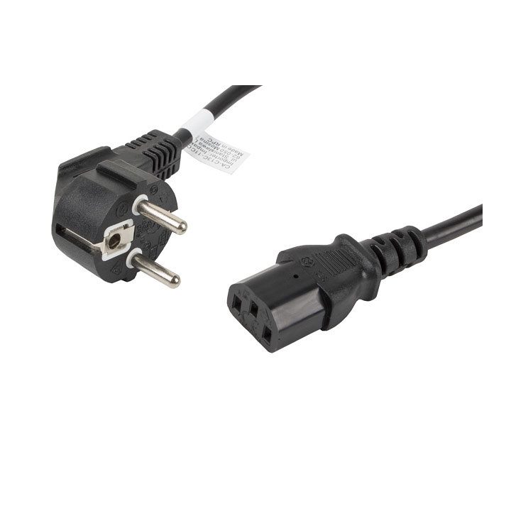 Lanberg Power Cable Schuko CEE 7/7 to IEC320 C13 1.8m…