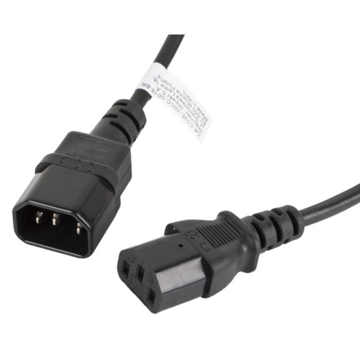 Cable alargador Lanberg alimentacion CPU IEC320 C13 h-IEC320 C14 m…