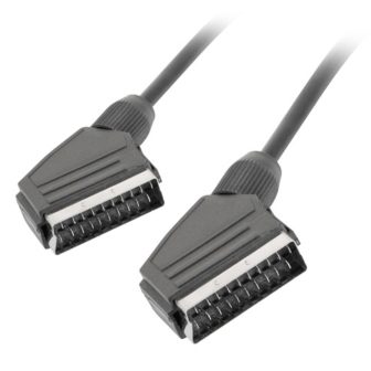 Lanberg SCART Cable Male-Male 1.8m (CA-EUEU-10CC-0018-BK)