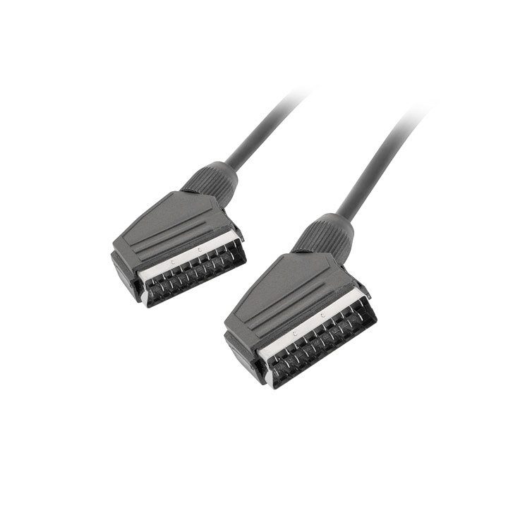 Lanberg SCART Cable Male-Male 1.8m (CA-EUEU-10CC-0018-BK)