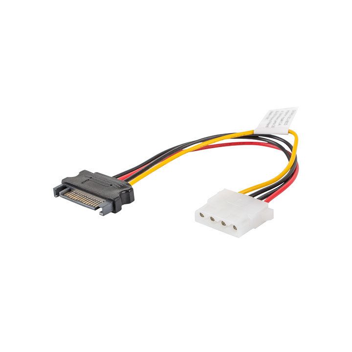 Lanberg Power Cable Molex Female to SATA Male 15cm (CA-SAHD-10CU-0015)