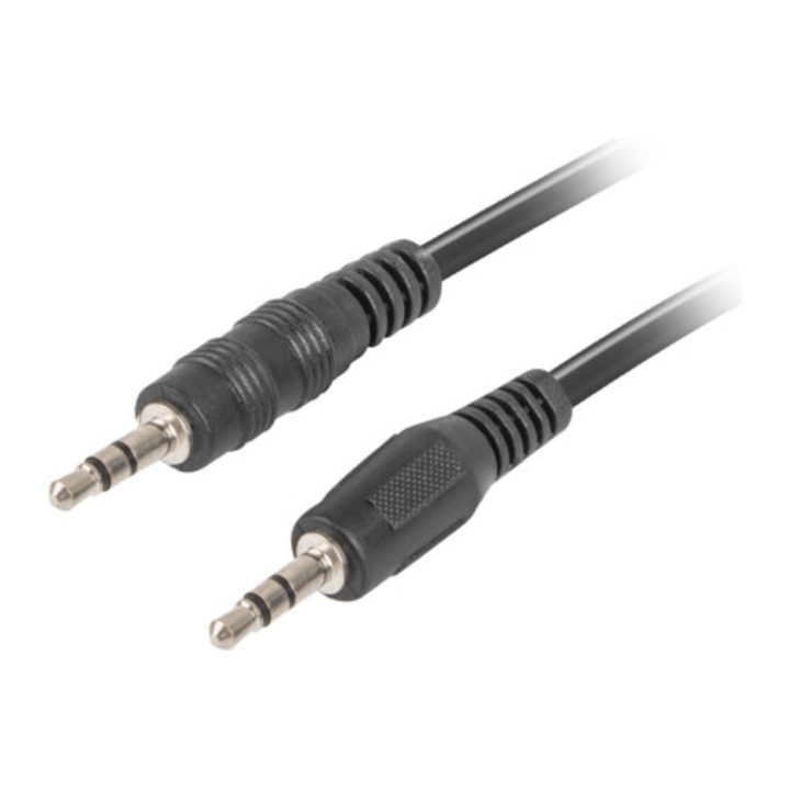 Cabo estéreo Lanberg jack 3.5mm macho-jack 3.5mm macho 1.2m preto…
