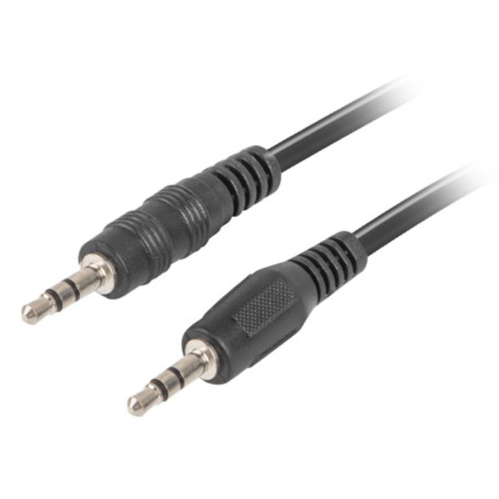 Cabo estéreo Lanberg jack 3.5mm macho-jack 3.5mm macho 1.2m preto…