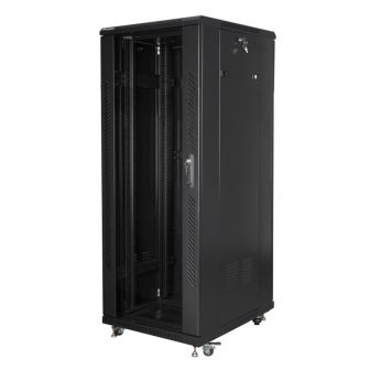 Armário rack de chão Lanberg 19 polegadas 32U 600X800 preto…