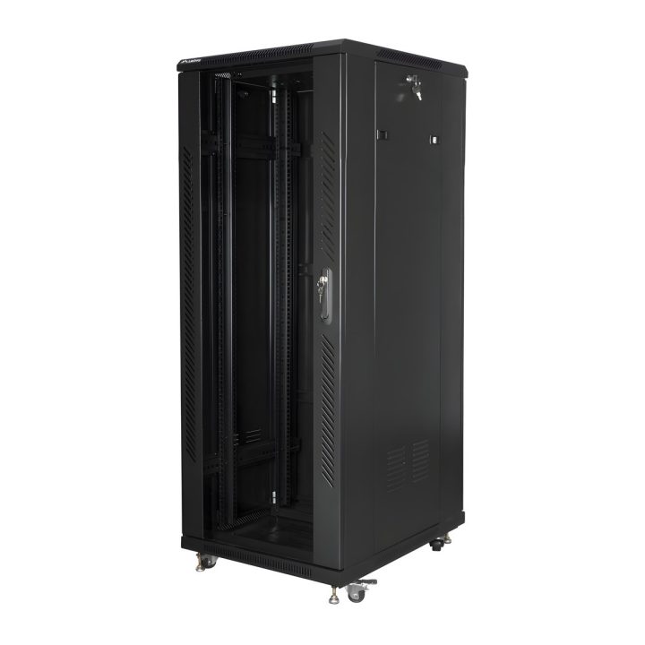 Armário rack de chão Lanberg 19 polegadas 32U 600X800 preto…