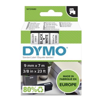 DYMO D1 etiquetas auténticas | rollo de 9 mm x 7 m | impresión negra…