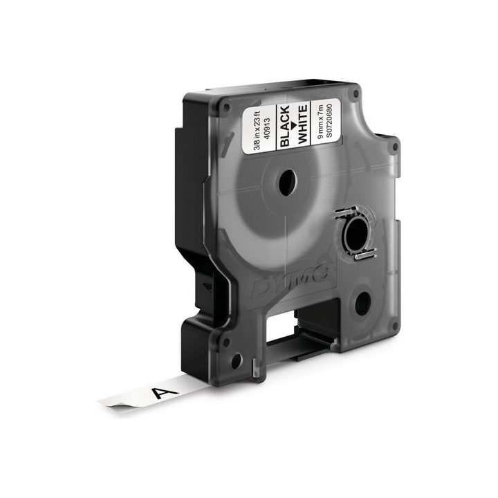 DYMO D1 authentic labels | 9 mm x 7 m roll | black print on white…