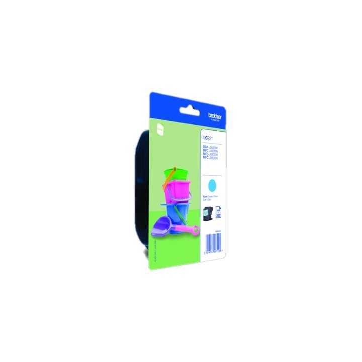 Brother LC221CBP cartucho de tinta 1 peça(s) Original Rendimento…