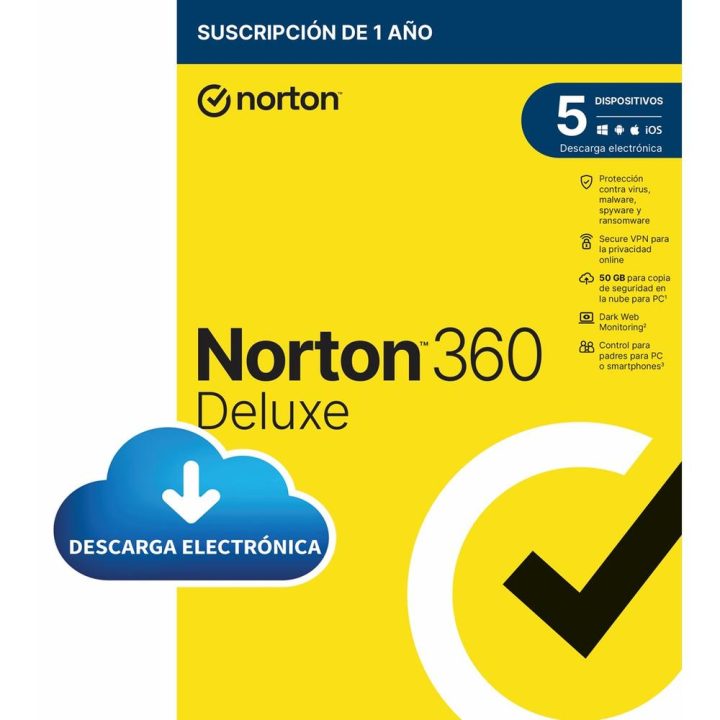 Norton 360 Deluxe Segurança de antivírus Português 1 licença(s) 1…
