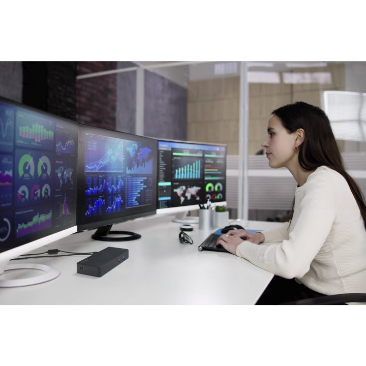 Kensington Replicador de puertos USB-C SD4843P EQ 10 Gbps con triple…