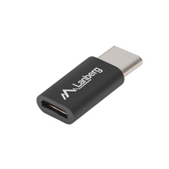 Adaptador Lanberg USB 2.0 tipo C macho-micro-b fêmea preto…