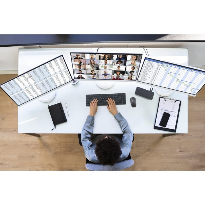 Kensington Replicador de portas USB-C SD4843P EQ 10 Gbps com triplo…