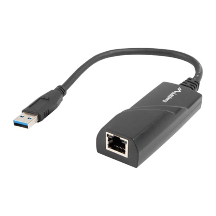 Adaptador de rede Lanberg USB 3.0 para Ethernet RJ45 Gigabit…