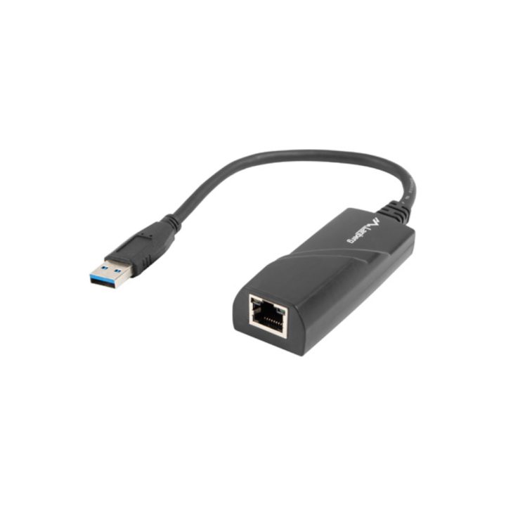 Adaptador de rede Lanberg USB 3.0 para Ethernet RJ45 Gigabit…