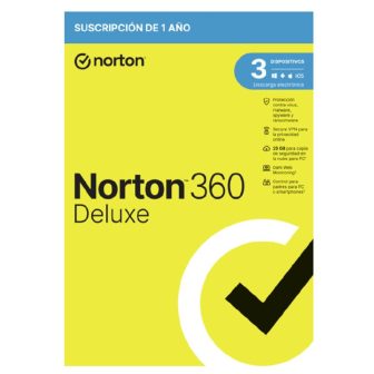 Norton 360 Deluxe Seguridad de antivirus 1 licencia(s) 1 año(s)