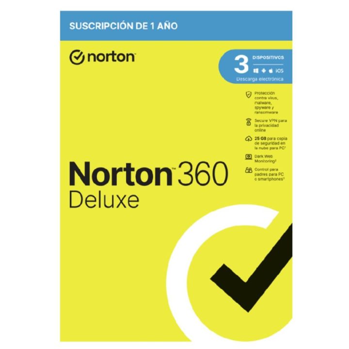 Norton 360 Deluxe Antivirus Security 1 license(s) 1 year(s)