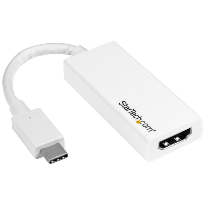StarTech.com USB-C to HDMI Adapter - 4K 60Hz - White