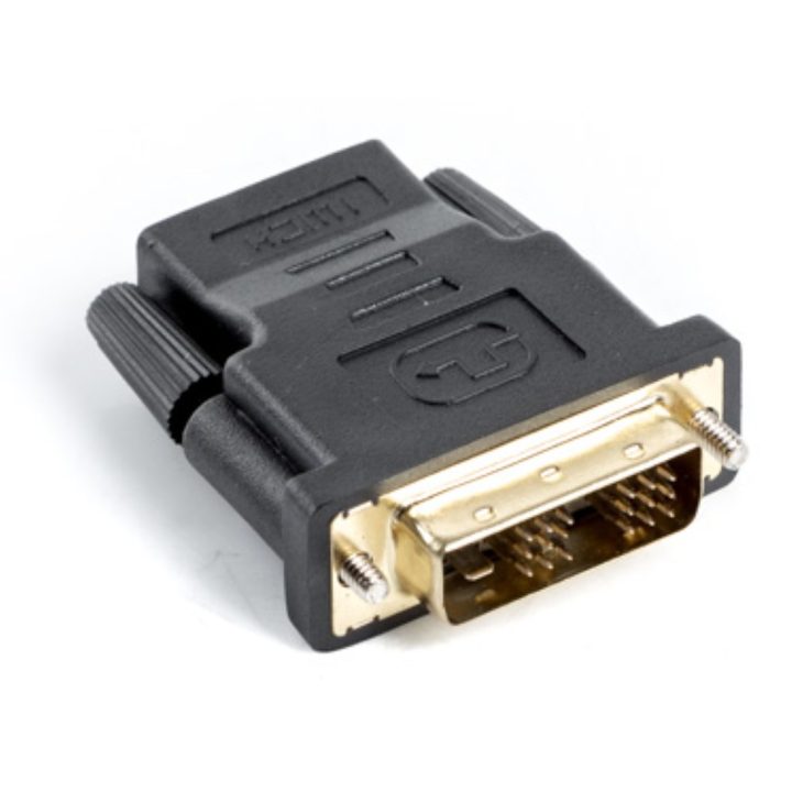 Adaptador Lanberg HDMI fêmea-DVI-d macho 18+1 single link (AD-0013-BK)