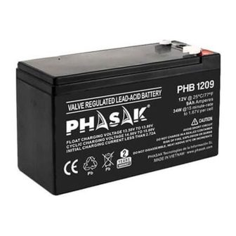 Bateria Phasak phb 1209 compatível para UPS 9Ah 12V chumbo-ácido