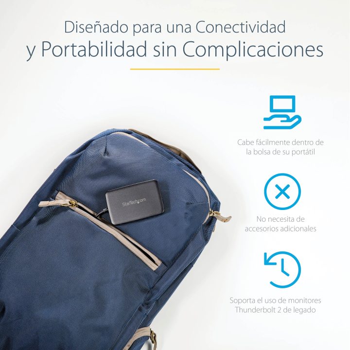 StarTech.com Adaptador Thunderbolt 3 para Thunderbolt 2 de Computador…