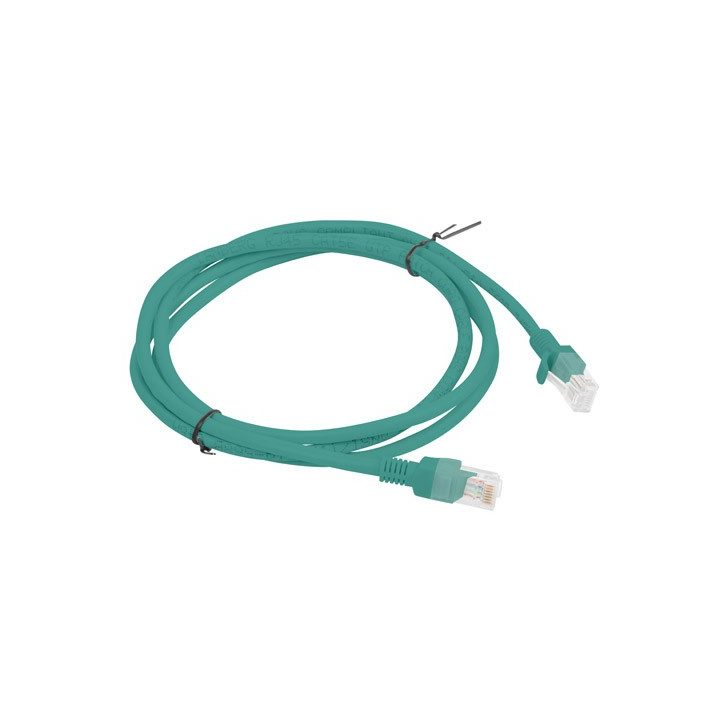 Lanberg Cat.6 U/UTP Patch Cable 1.5m Green Fluke Passed…