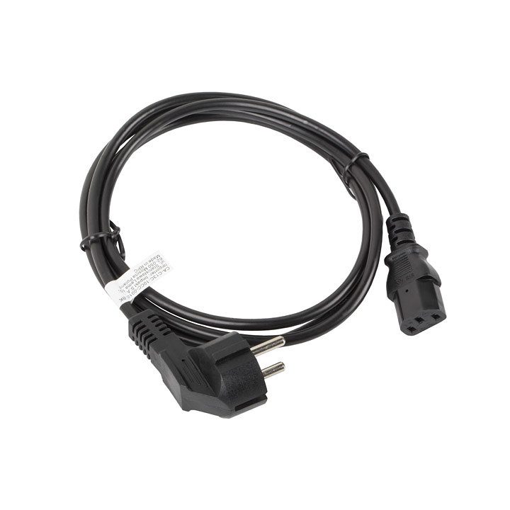 Cabo de alimentação Lanberg Schuko CEE 7/7 para IEC320 C13 1.8m…