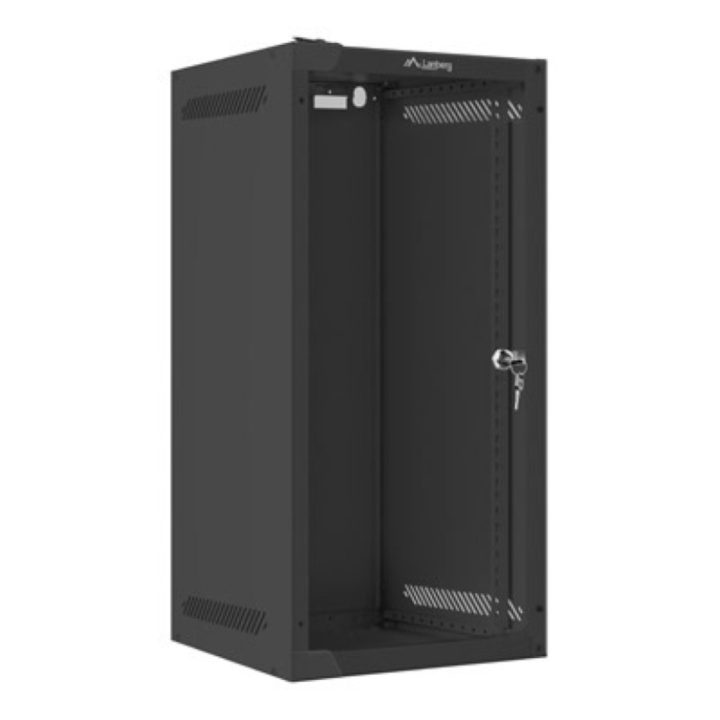 Lanberg WF10-2312-10B 12U Wall-Mount Rack Cabinet Black