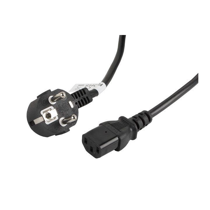 Cabo de alimentação Lanberg Schuko CEE 7/7 para IEC320 C13 5m…