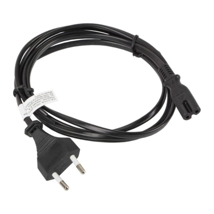 Cabo de alimentação Lanberg CEE 7/16 para IEC320 C7 Euro (rádio)…