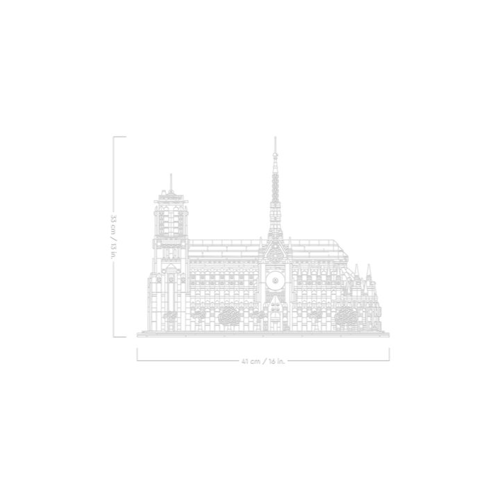 Lego architecture notre dame paris (21061)