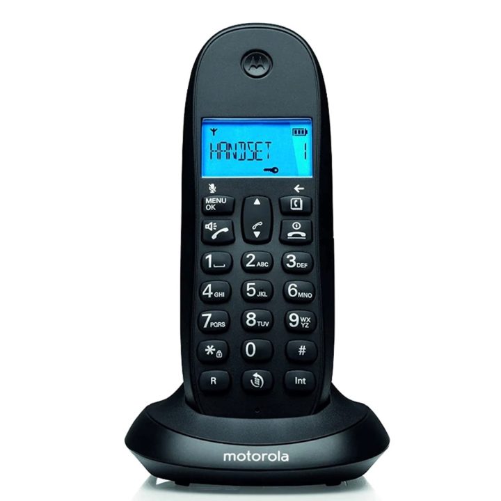 MOTOROLA C1001 CB+ DECT Phone Black (107C1001CB+)