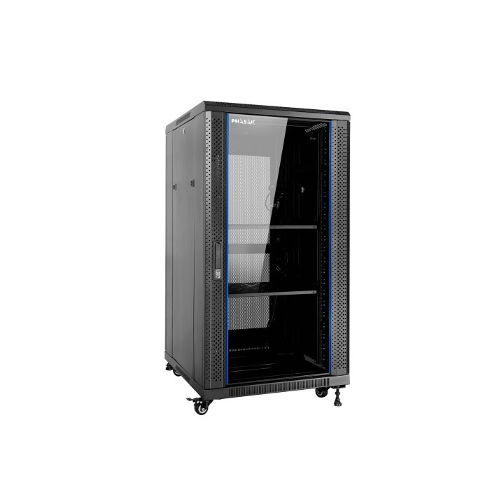 Armário rack de chão 19 polegadas Phasak pro 27U preto 600X1000…