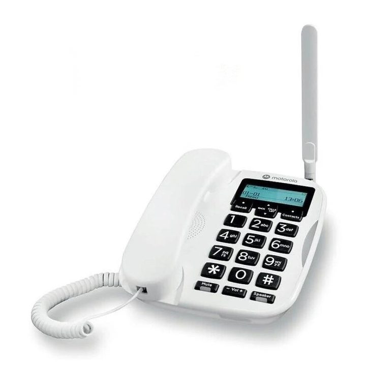 MOTOROLA FW500 Telefone Fixo + 4G + bateria de emergência (107FW500)
