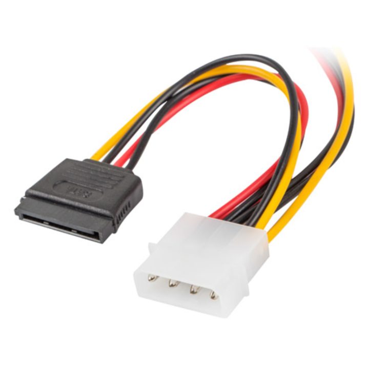 Lanberg Power Cable Molex Male to 2x SATA Female 15 cm…