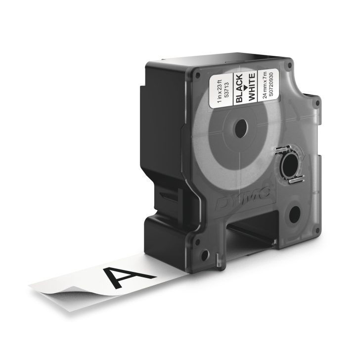 DYMO D1 Genuine Labels | Black on White | 24 mm × 7 m | Self-Adhesive…