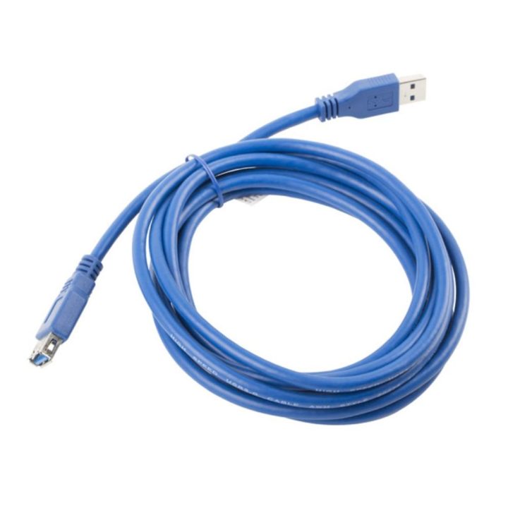 Cable alargador Lanberg USB 3.0 macho-hembra-3m azul…