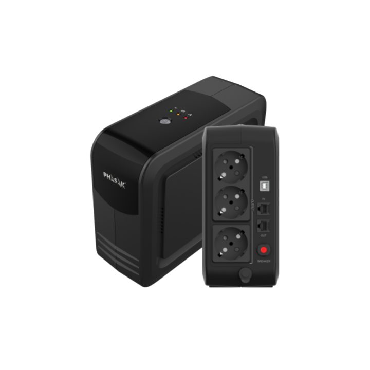 UPS Phasak 750VA smart lite ph 9497 3 schuko 0.75kva