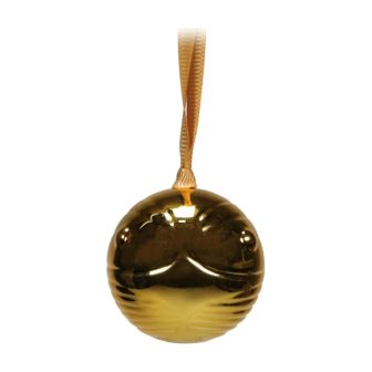 Harry Potter Half Moon Bay Golden Snitch Christmas Ornament (DECHP43)