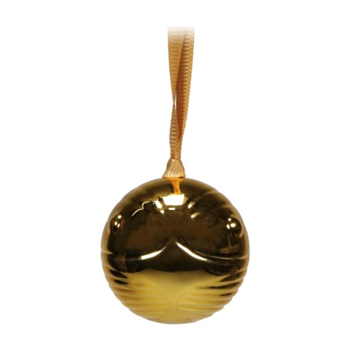 Harry Potter Half Moon Bay Golden Snitch Christmas Ornament (DECHP43)