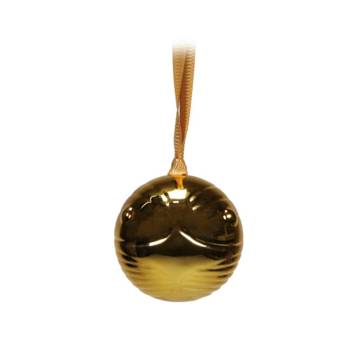 Harry Potter Half Moon Bay Golden Snitch Christmas Ornament (DECHP43)